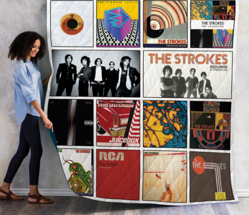 the strokes quilt blanket 01 mockup