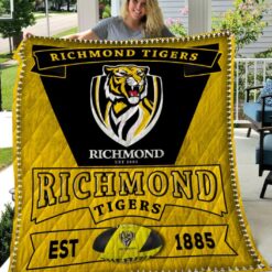 Richmond Tigers Blanket Quilt Rze2