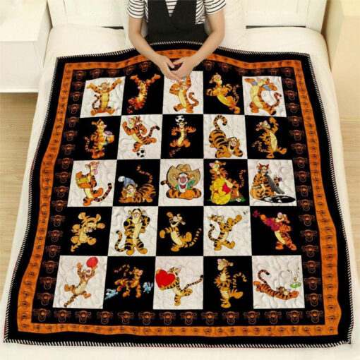 tigger winnie the pooh quilt blanket for fans on sale now design by dalabshopcom 9552 22516