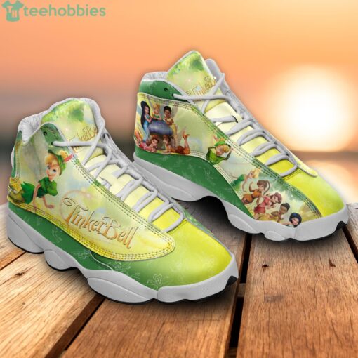 tinker bell disney cartoon air jordan 13 sneaker shoes