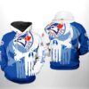 Toronto Blue Jays 1 Hoodie Zip Hoodie 3D TN