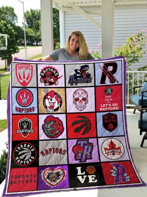 toronto raptors quilt blanket 01 CA2E3E