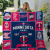 Minnesota Twins Blanket Quilt Rze2