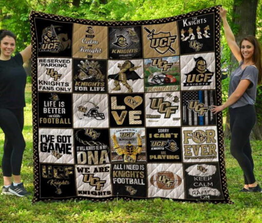 ucf knights football 3d quilt blanket11711