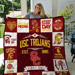 USC Trojans Lover Blanket Quilt TN