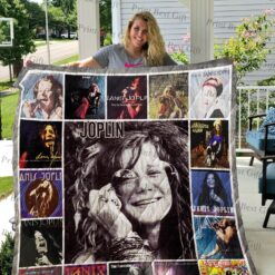 Janis Joplin Lover Blanket Quilt TN