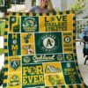 Oakland Athletics Blanket Quilt Rze1