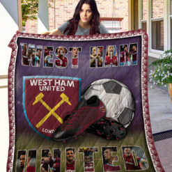 West Ham United Blanket Quilt Rze1