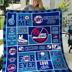 Winnipeg Jets 2 Blanket Quilt Rze1