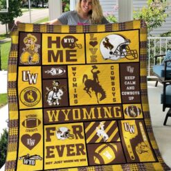 Wyoming Cowboys 1 Blanket Quilt TN