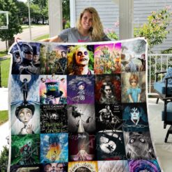 Tim Burton Quilt Blanket Quilt Rze1