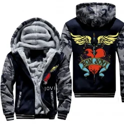 Bon Jovi a1 Fleece Jacket H23