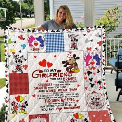 Mickey love Minnie  Blanket Quilt 06 TO86