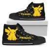 Pikachu Sneakers High Top Shoes MIH08