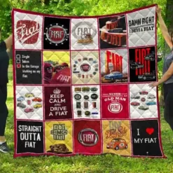 Fiat lover Blanket Quilt H23