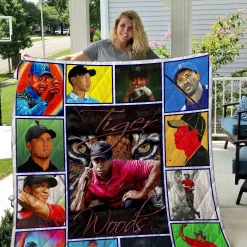 Tiger Woods Quilt Blanket Quilt D22