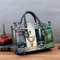 Imagine Dragons 3 Leather HandBag D22