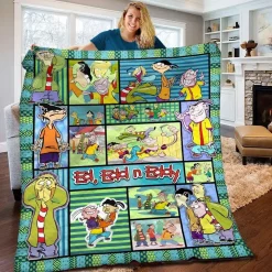 Ed Edd n Eddy Quilt Blanket D22