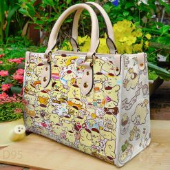 Pompompurin 1 Leather HandBag VH22