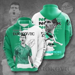 Novak Djokovic Hoodie Zip Hoodie 3D H23
