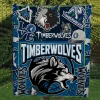 Minnesota Timberwolves 2 Quilt Blanket D22