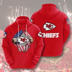 Kansas City Chief Hoodie Zip Hoodie D22
