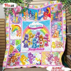 Care Bears Dolphins 4 Blanket Quilt H23