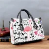 Flamingo Leather HandBag D22