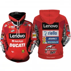 Francesco Bagnaia 1g Hoodie Zip Hoodie 3D D22