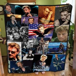 Johnny Hallyday Blanket Quilt H23
