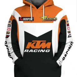 Ktm Racing Hoodie Zip Hoodie 3D H23