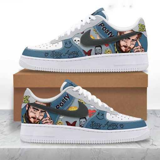 Post Malone Stay Away Air Force 1 Shoes 1