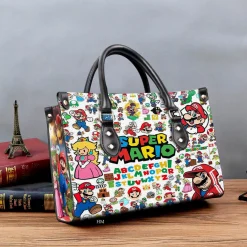 Super Mario Hand Leather Bag a1 D22