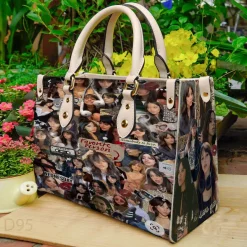 Jenna Ortega 1 Leather HandBag VH22