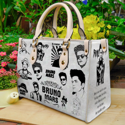 Bruno Mars Leather Hand Bag D22