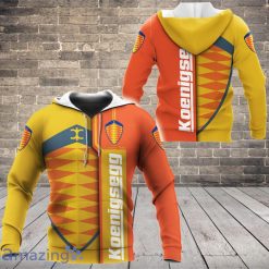 Koenigsegg Hoodie Zip Hoodie 3D VH22
