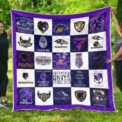 Baltimore Ravens Blanket Quilt VH22