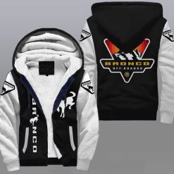 Ford Bronco Black Fleece Jacket D22