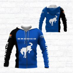 Ford Bronco Car Zip Hoodie 3d New VH22