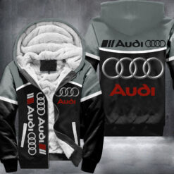 Audi Car Grey Fleece Jacket D22