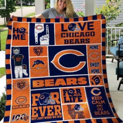 Chicago Bears 3 Blanket Quilt D22