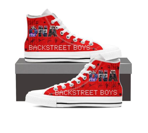 Backstreet Boys As Long As I Love You Red Version High Top Shoes2B2 ldO3g