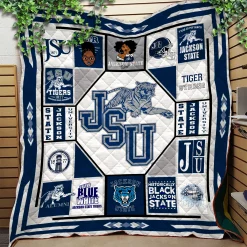 Jackson State Tigers 1 Blanket Quilt VH22