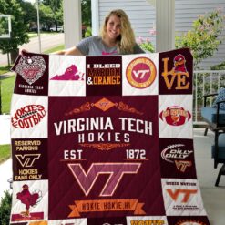 Virginia Tech Hokies 1 Quilt Blanket Quilt D22