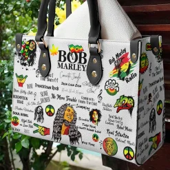 Bob Marley Leather Hand Bag VH22