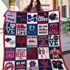 Ole Miss Rebels Quilt Blanket D22