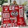 Wisconsin Badgers 1 Quilt Blanket D22