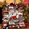Merry Christmas Quilt Blanket Quilt H23