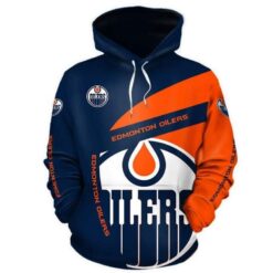 Edmonton Oilers 1 Hoodie Zip Hoodie D22