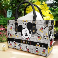 Mickey Mouse Leather HandBag a01 D22